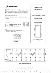 SN74LS273 datasheet pdf Motorola