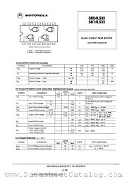 SN74LS33 datasheet pdf Motorola