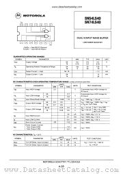 SN74LS40 datasheet pdf Motorola