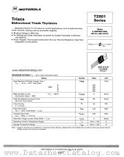 T2801N datasheet pdf Motorola