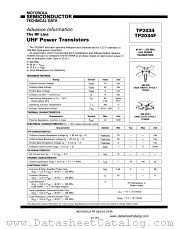 TP2034F datasheet pdf Motorola