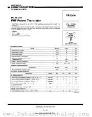 TP2304 datasheet pdf Motorola