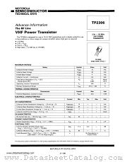 TP2306 datasheet pdf Motorola