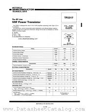 TP2317 datasheet pdf Motorola