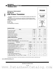 TP2325 datasheet pdf Motorola