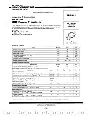 TP2511 datasheet pdf Motorola