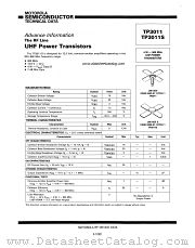 TP3011 datasheet pdf Motorola