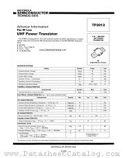 TP3013 datasheet pdf Motorola