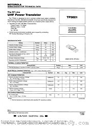 TP3021 datasheet pdf Motorola