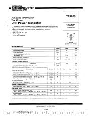 TP3023 datasheet pdf Motorola