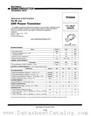 TP3026 datasheet pdf Motorola