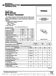 TP3034 datasheet pdf Motorola