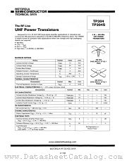 TP304 datasheet pdf Motorola