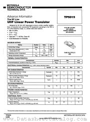 TP5015 datasheet pdf Motorola