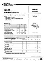 TP5051 datasheet pdf Motorola