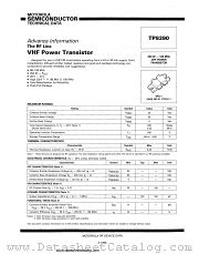 TP9390 datasheet pdf Motorola