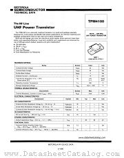 TPM4100 datasheet pdf Motorola