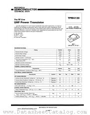 TPM4130 datasheet pdf Motorola