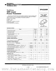 TPV3250B datasheet pdf Motorola