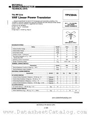 TPV394A datasheet pdf Motorola