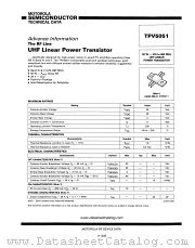 TPV5051 datasheet pdf Motorola