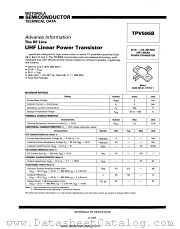 TPV695B datasheet pdf Motorola