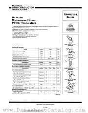 TRW52102 datasheet pdf Motorola