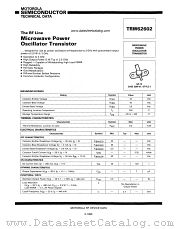 TRW62602 datasheet pdf Motorola