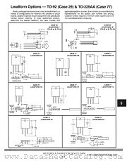 CASE 221A datasheet pdf Motorola