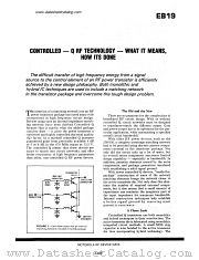 CONTROLLED Q datasheet pdf Motorola