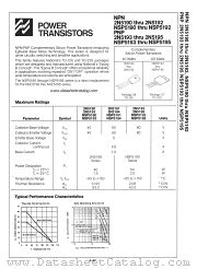 NSP5195 datasheet pdf National Semiconductor