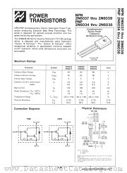 2N6039 datasheet pdf National Semiconductor