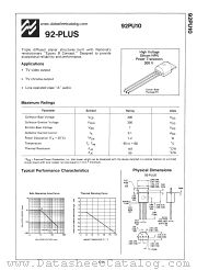 92PU10 datasheet pdf National Semiconductor