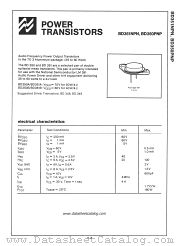 BD350 datasheet pdf National Semiconductor