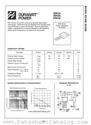 BD634 datasheet pdf National Semiconductor