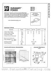 BD735 datasheet pdf National Semiconductor