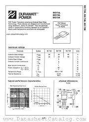 BD734 datasheet pdf National Semiconductor