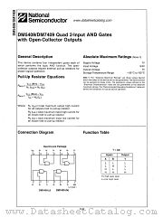 DM5409 datasheet pdf National Semiconductor