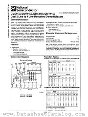 DM54156 datasheet pdf National Semiconductor