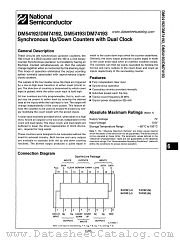 DM74192 datasheet pdf National Semiconductor