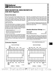 DM74199 datasheet pdf National Semiconductor