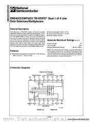 DM74253 datasheet pdf National Semiconductor