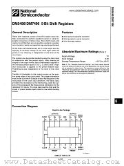 DM7496 datasheet pdf National Semiconductor