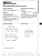 DM74ALS04A datasheet pdf National Semiconductor