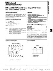 DM54ALS09 datasheet pdf National Semiconductor