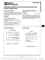 DM74ALS13 datasheet pdf National Semiconductor