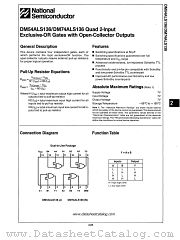 DM74ALS136 datasheet pdf National Semiconductor