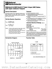 DM74ALS15 datasheet pdf National Semiconductor