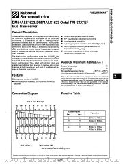 DM74ALS1623 datasheet pdf National Semiconductor