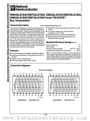 DM74ALS1645 datasheet pdf National Semiconductor